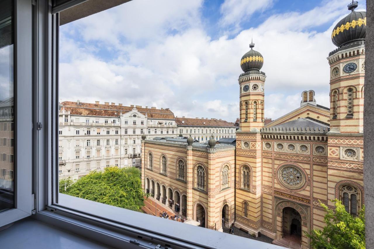 Breathless Panorama Synagogue Elegant Attic Free Parking Reservation Needed Boedapest Buitenkant foto